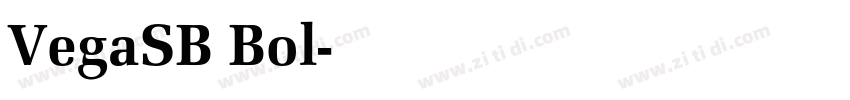 VegaSB Bol字体转换